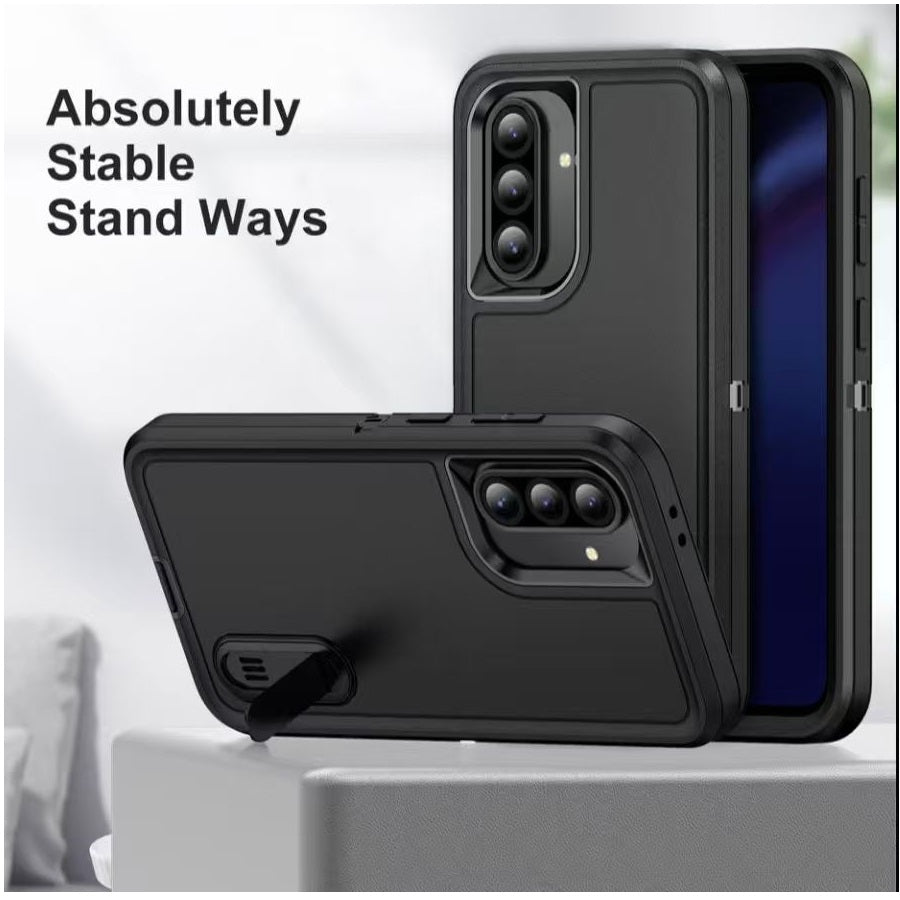 USP Rugged Samsung Galaxy A36 5G (6.7") Case Black - No-Slip, Sleek, Ultimate Protection, Strong & Durable, Built-in-Kickstand,  5 Years Warranty - Image 2