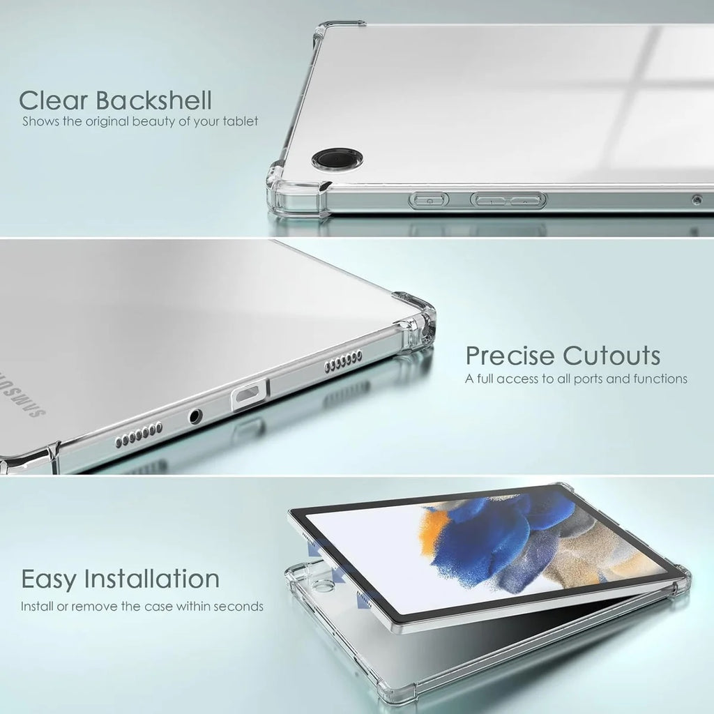 USP Samsung Galaxy Tab A11+ / Tab A9+ (11") Case Clear - Slim Design, ShockProof, Camera Protection, Perfect-Fit, Tough & Durable,5 Years Warranty - Image 5