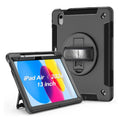 USP Rugged Apple iPad Air (13") (M4/M3/M2) (8th/7th/6th Gen) / iPad Pro (12.9") (6th/5th/4th/3rd) Case Black - Built-in-Kickstand,  5 Years Warranty - Image 1