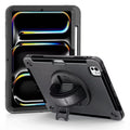 USP Rugged Apple iPad Pro (13') (M5/M4) (8th/7th Gen) Case Black - Built-in-Kickstand, Hand & Shoulder Strap, DropProof,  5 Years Warranty - Image 1