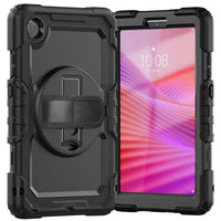 USP Rugged Samsung Galaxy A11/ Tab A9 (8.7") Case Black - Built-in-Kickstand, Hand & Shoulder Strap, DropProof,5 Years Warranty - Image 4