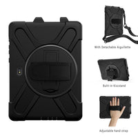 USP Rugged Samsung Galaxy Tab Active5 Pro/Tab Active4 Pro/Tab Active Pro (10.1") Case Black- Built-in-Kickstand,Hand & Shoulder Strap,5 Years Warranty - Image 2