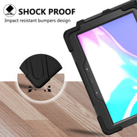 USP Rugged Samsung Galaxy Tab Active5 Pro/Tab Active4 Pro/Tab Active Pro (10.1") Case Black- Built-in-Kickstand,Hand & Shoulder Strap,5 Years Warranty - Image 3