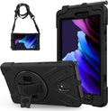 USP Rugged Samsung Galaxy Tab Active5/Tab Active3 (8") Case Black - Built-in-Kickstand, Hand & Shoulder Strap, DropProof,5 Years Warr - Image 1