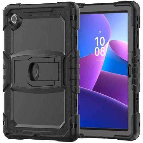 USP Rugged Lenovo Idea Tab 11 (11') Case Black - Built-in-Kickstand, Hand & Shoulder Strap, DropProof, 5 Years Warranty - Image 4