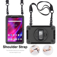 USP Rugged Lenovo Tab M8 (4th Gen) (8") (TB-300) Case Black - Built-in-Kickstand & Screen Protector, Hand & Shoulder Strap,DropProof, 3 Years Warranty - Image 2