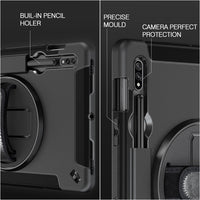 USP Rugged Samsung Galaxy Tab S10 Lite / Tab S10 FE /Tab S9  (SM-X710) (11") /Tab S9 FE (10.9") Case - Military-Grade, Hand Strap,5 Years Warranty - Image 3