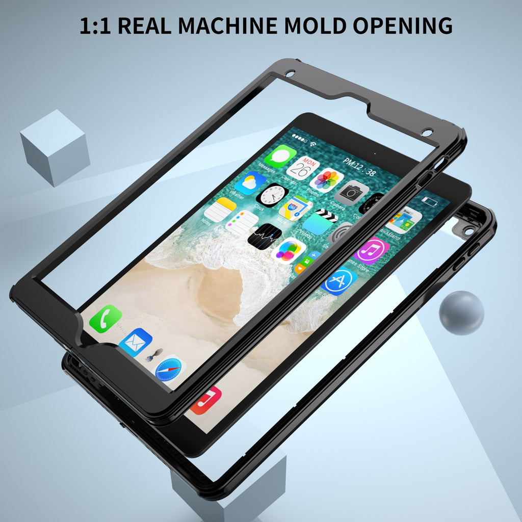 USP Apple iPad Air (10.5") (3rd Gen) / iPad Pro (10.5) WaterProof Case Black - Scratch-Proof, Dust-Proof, Anti-fingerprint,  5 Years Warranty - Image 3