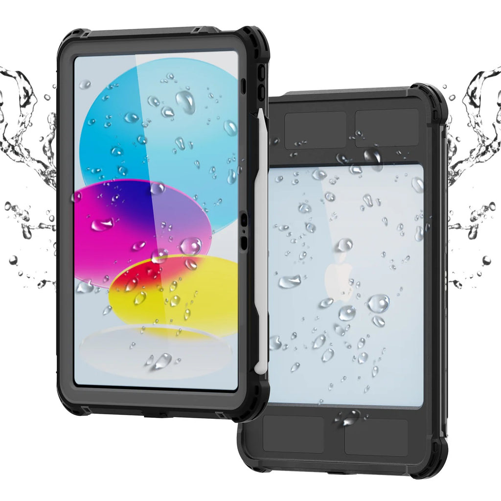 USP Apple iPad Air (11") (M2) (6th Gen) / iPad (10.9") (5th/4th Gen)WaterProof Case Black - IP68, Reliable & Durable, Drop Protection,5 Years Warranty - Image 5