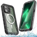 USP Apple iPhone 14  (6.1") WaterProof Case Black - IP68, Reliable & Durable, 360° Rotation, DustProof, SnowProof, 5 Years Warranty - Image 1