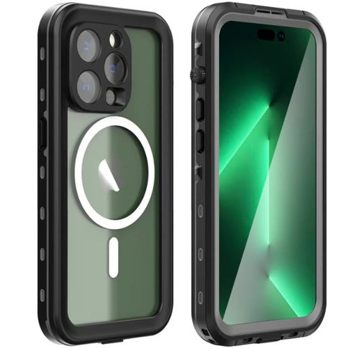 USP Apple iPhone 14  (6.1") WaterProof Case Black - IP68, Reliable & Durable, 360° Rotation, DustProof, SnowProof, 5 Years Warranty - Image 2