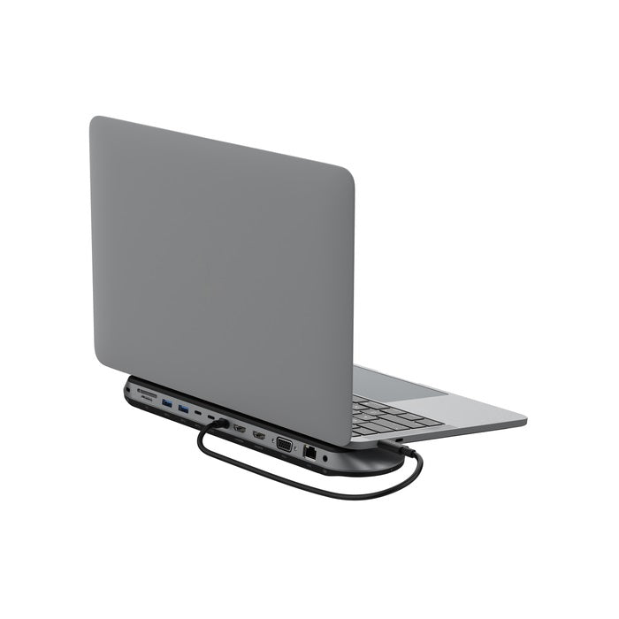 Belkin Connect Universal USB-C 11-in-1 Pro Docking Station - Grey (INC014btSGY), 100W PD, 10Gbps, Tripal Display, Silicon Motion, 2 Years Warranty - Image 3