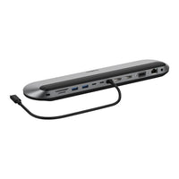 Belkin Connect Universal USB-C 11-in-1 Pro Docking Station - Grey (INC014btSGY), 100W PD, 10Gbps, Tripal Display, Silicon Motion, 2 Years Warranty - Image 1