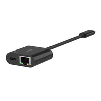 Belkin Connect USB-C to Ethernet + Charge Adapter 100W - Black (INC019BTBK), Compact,Ethernet Connection Supporting 10/100/1000 Mbps, 2 Years Warranty - Image 3