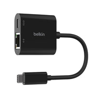 Belkin Connect USB-C to Ethernet + Charge Adapter 100W - Black (INC019BTBK), Compact,Ethernet Connection Supporting 10/100/1000 Mbps, 2 Years Warranty - Image 4