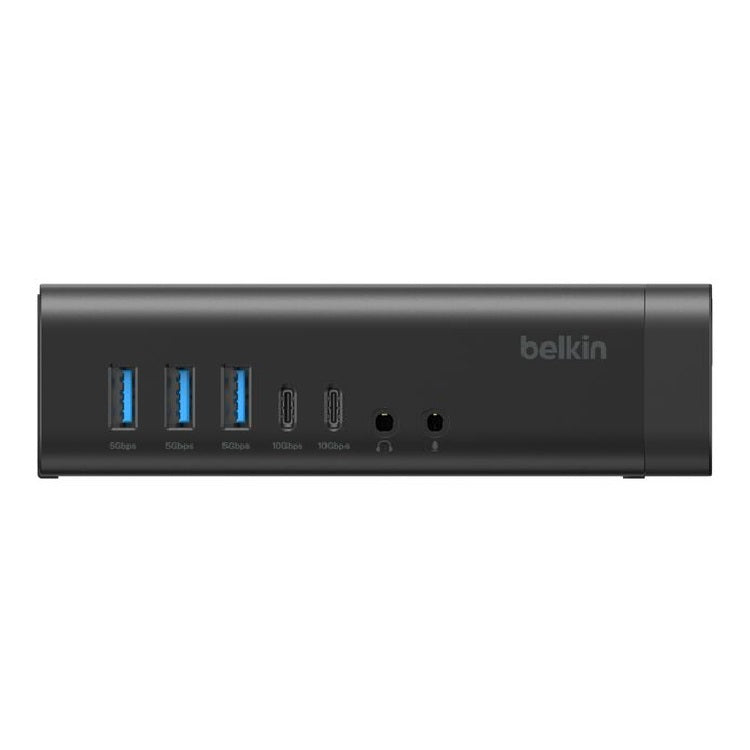 Belkin Connect Universal 16-Port Tripal Display USB-C Dock w/ 180W Power Adapter -Black(INC029auBK),140W PD,10Gbps,3×HDMI 2.0,4K@60Hz,3 Years Warranty - Image 2