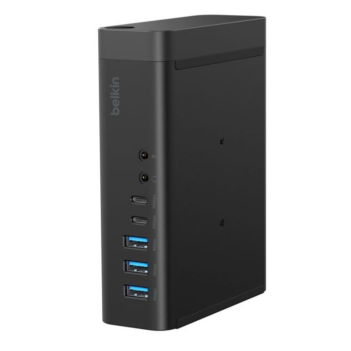 Belkin Connect Universal 16-Port Tripal Display USB-C Dock w/ 180W Power Adapter -Black(INC029auBK),140W PD,10Gbps,3×HDMI 2.0,4K@60Hz,3 Years Warranty - Image 4
