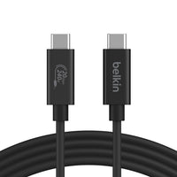 Belkin Connect USB4 USB-C to USB-C Cable (1.2M) - Black (INZ004TT1.2MBK), 5A/240W, 20Gbps, 4K@60Hz, Thunderbolt 4, USB-IF Certified, 2 Years Warranty - Image 5