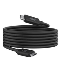 Belkin Connect USB4 USB-C to USB-C Cable (1.2M) - Black (INZ004TT1.2MBK), 5A/240W, 20Gbps, 4K@60Hz, Thunderbolt 4, USB-IF Certified, 2 Years Warranty - Image 2