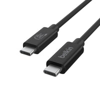 Belkin Connect USB4 USB-C to USB-C Cable (1.2M) - Black (INZ004TT1.2MBK), 5A/240W, 20Gbps, 4K@60Hz, Thunderbolt 4, USB-IF Certified, 2 Years Warranty - Image 4
