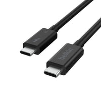 Belkin Connect Thunderbolt 5 USB-C to USB-C Cable (1M) - Black (INZ005fq1MBK), 5A/240W, 80Gbps, 8K or 4K@540Hz, Durable, 2 Years Warranty - Image 2