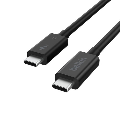 Belkin Connect Thunderbolt 5 USB-C to USB-C Cable (1M) - Black (INZ005fq1MBK), 5A/240W, 80Gbps, 8K or 4K@540Hz, Durable, 2 Years Warranty - Image 2