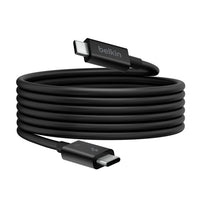 Belkin Connect Thunderbolt 5 USB-C to USB-C Cable (1M) - Black (INZ005fq1MBK), 5A/240W, 80Gbps, 8K or 4K@540Hz, Durable, 2 Years Warranty - Image 3