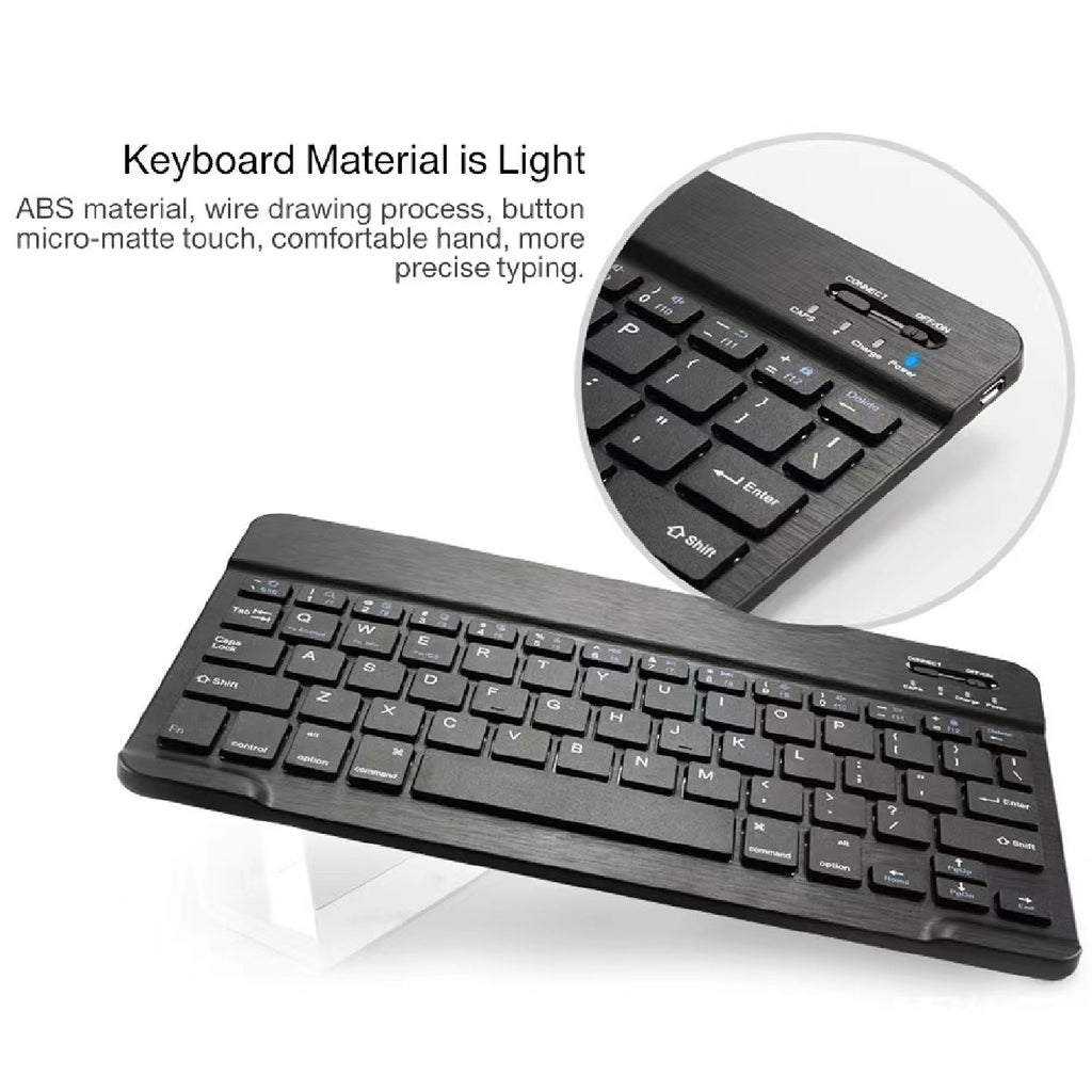 USP Samsung Galaxy Tab A9+ (11") Keyboard with Case Black -  Ultra-Slim, Lightweight, Auto Wake/Sleep Function, PU Leather,3 Years Warranty - Image 3