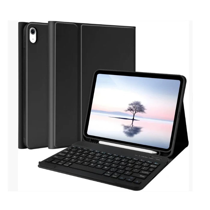 USP Apple iPad Air (11") (M4/M3/M2) (8th/7th Gen/6th Gen) Bluetooth Keyboard with Case Black -  Slim, Auto Wake/Sleep Function,  3 Years Warranty - Image 4