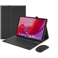 USP Lenovo Tab M11 (11") Keyboard + Case Black, Magnetic, PU Leather Covering, Front & Rear Facing Camera Holes,3 Years Warranty - Image 1