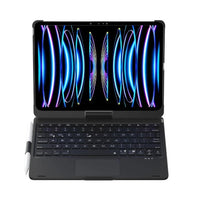 USP Rugged Apple iPad Air (11") (M4/M3/M2) (8th/7th Gen/6th Gen) Keyboard with Case Black - 360° Friction Hinge, Integrated Holder,  3 Years Warranty - Image 2