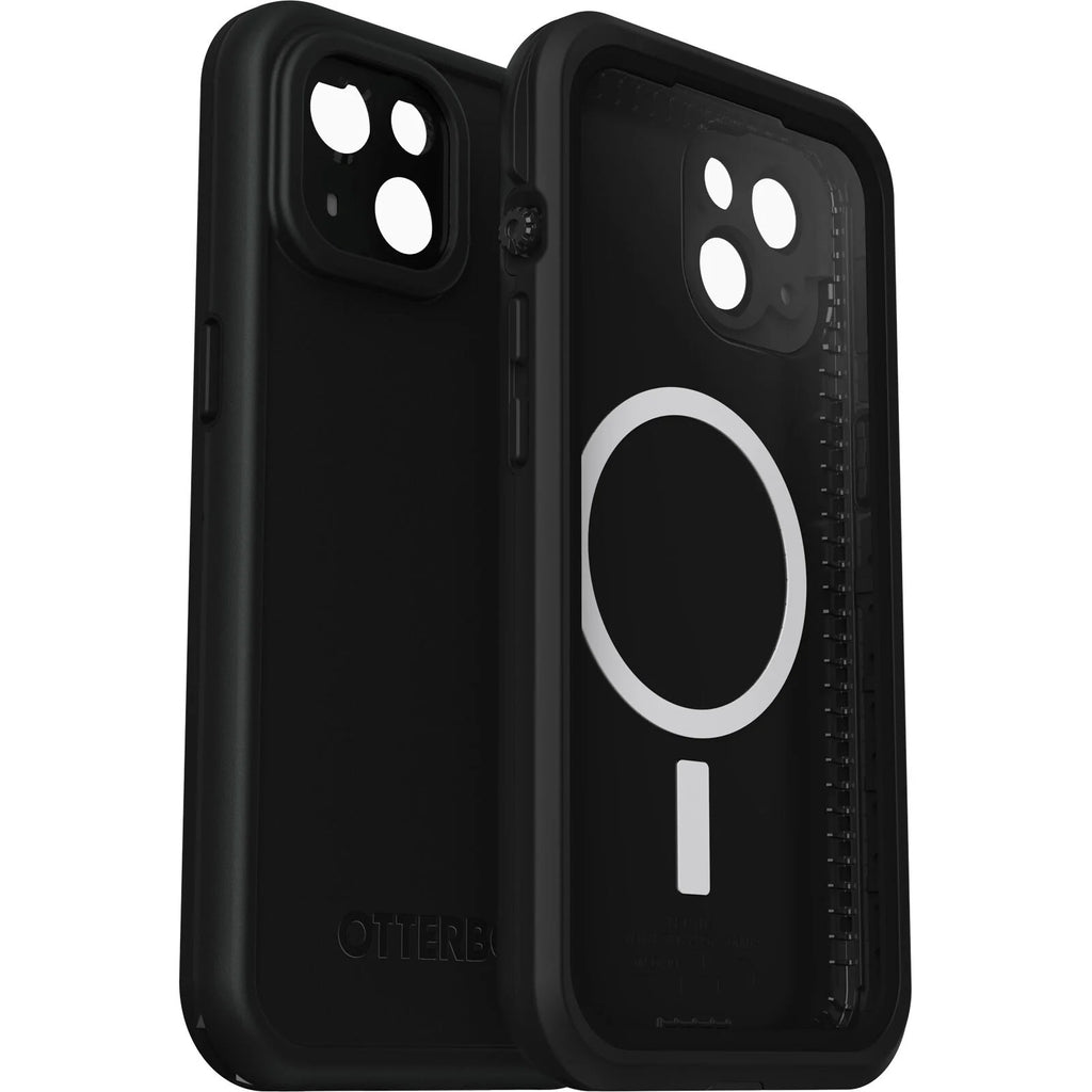 OtterBox FRE Magsafe Apple iPhone 14 Case Black - (77-90178), DROP+ 5X Military Standard, 2M WaterProof, Built-In Screen Protector, 7 Years Warranty - Image 1