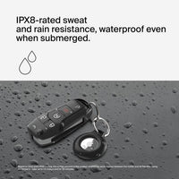 Belkin Waterproof Secure Holder with Key Ring for AirTag (Pack of 2) - Black(MSC014btBK), Clean, IPX8-Rated, Sweat & Rain Resistance, 2 Years Warranty - Image 3