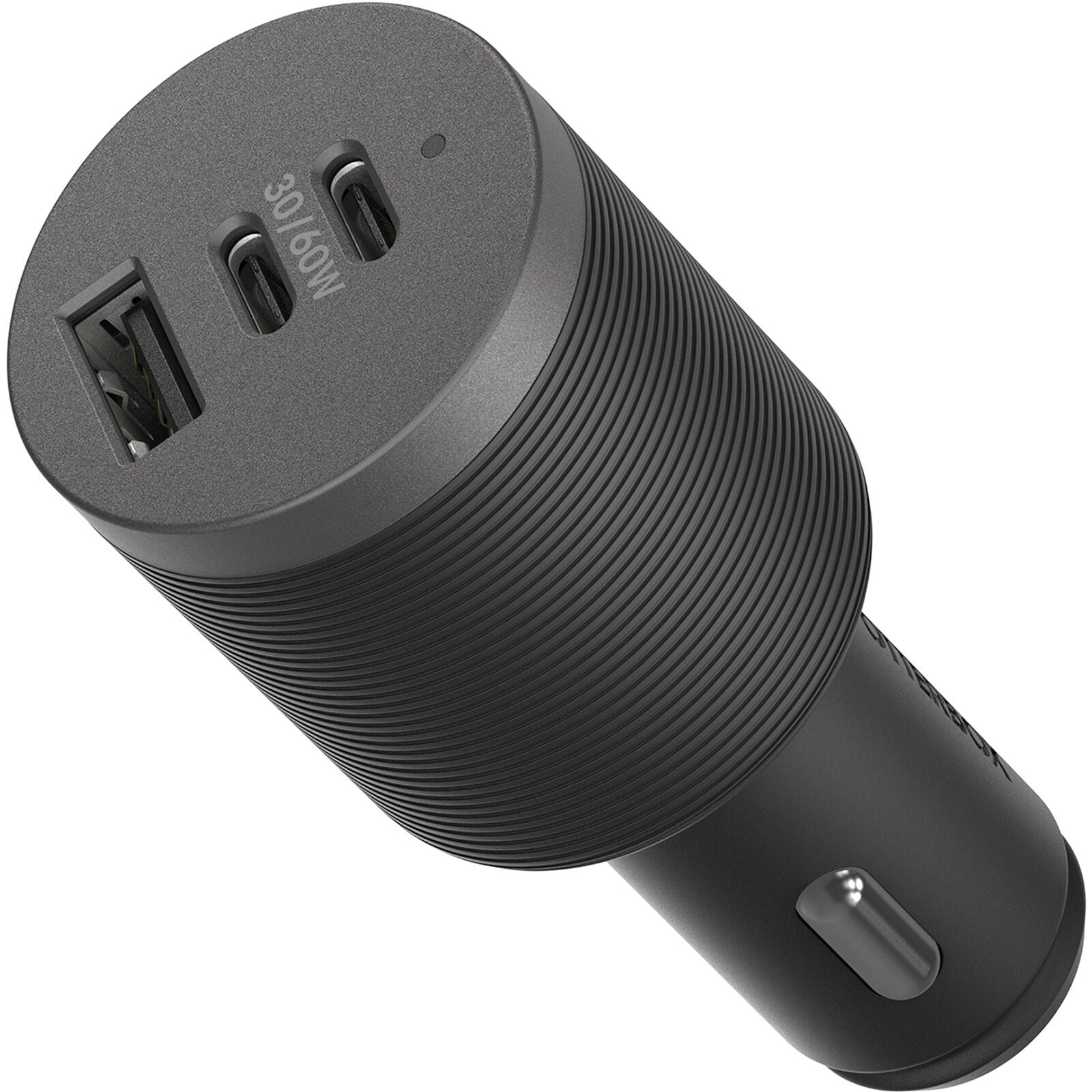 OtterBox 72W USB-C Triple Port Premium Pro Fast Car Charger - Black (78-80899),1x USB-A (12W), 2x USB-C (30W),Fast-Charging for Samsung & iPhone - Image 3