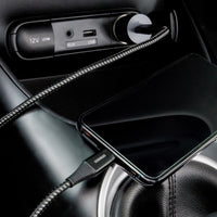 OtterBox 72W USB-C Triple Port Premium Pro Fast Car Charger - Black (78-80899),1x USB-A (12W), 2x USB-C (30W),Fast-Charging for Samsung & iPhone - Image 4