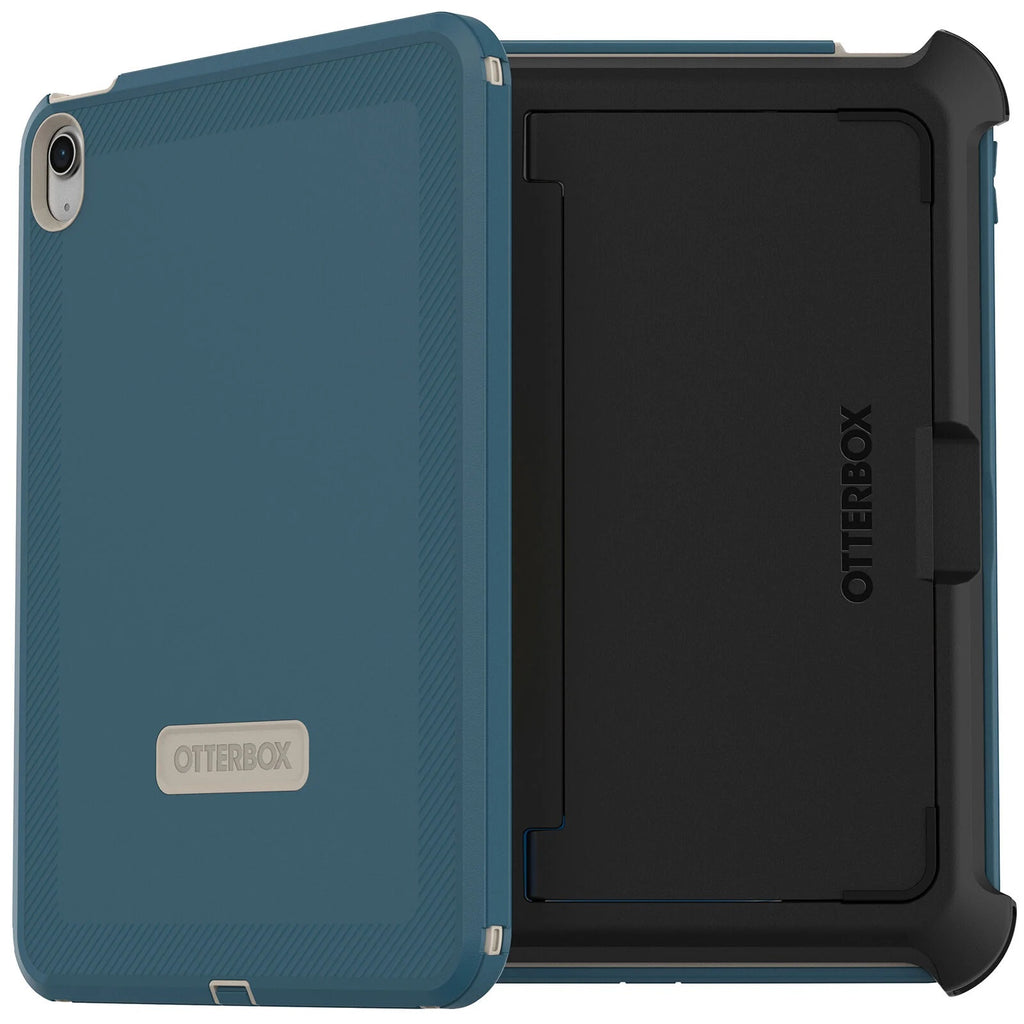OtterBox Rugged Defender Apple iPad (11") (A16) (11th Gen) / iPad (10.9") (10th Gen) Kickstand Case Blue - (77-90081), 7 Years Warranty - Image 2