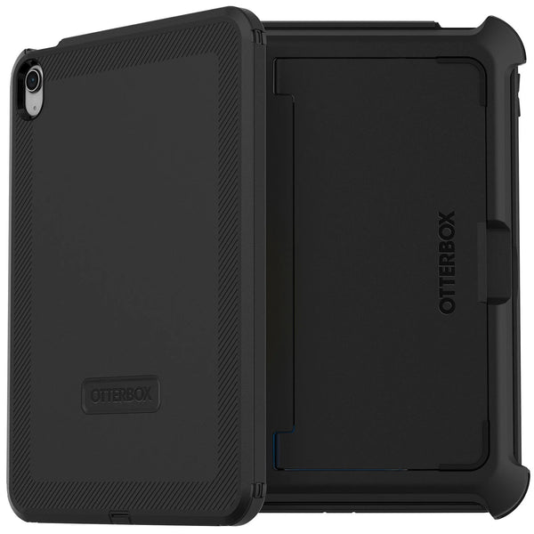 OtterBox Rugged Defender Apple iPad (11") (A16) (11th Gen) / iPad (10.9") (10th Gen) Kickstand Case Black - (77-89953), 7 Years Warranty