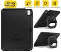 OtterBox Rugged Defender Apple iPad (11") (A16) (11th Gen) / iPad (10.9") (10th Gen) Kickstand Case - Black - No Retail Packaging- (77-90431) - Image 1