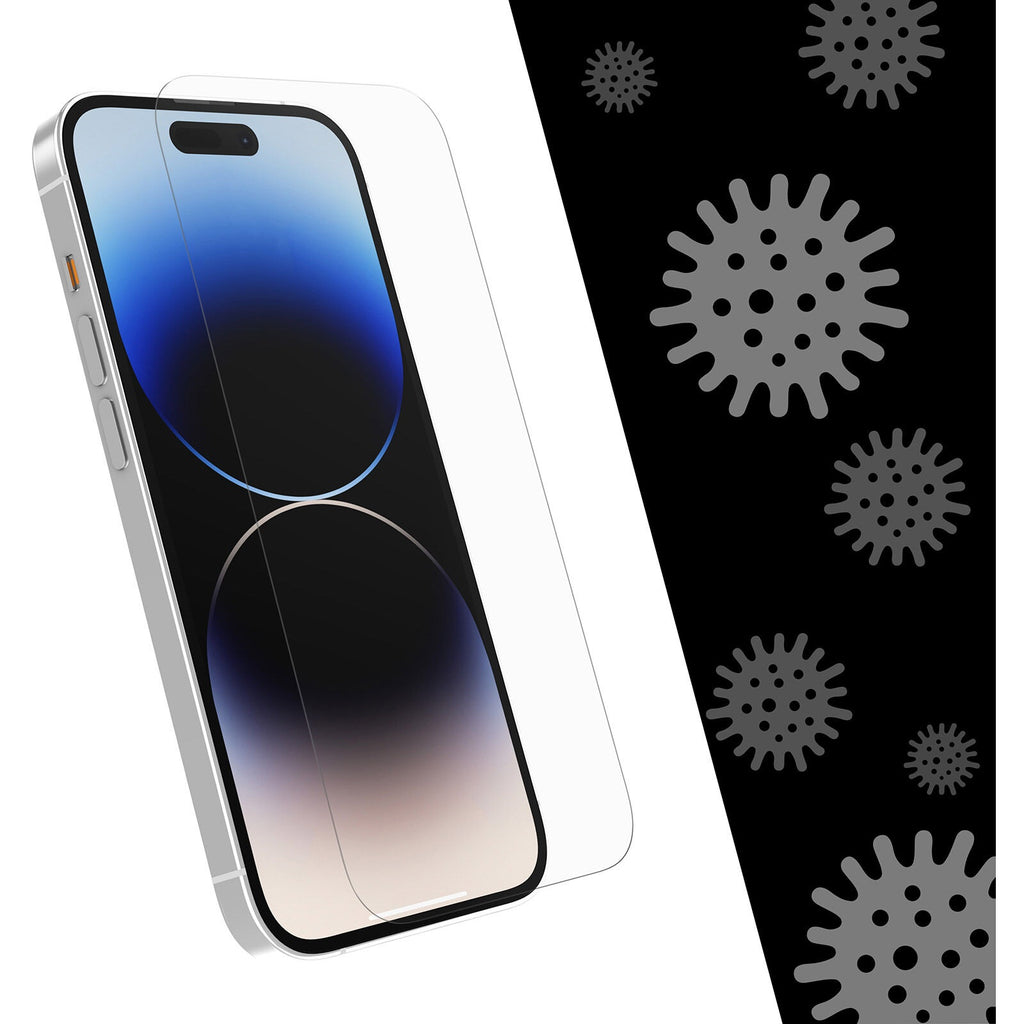 OtterBox Amplify Glass Apple iPhone 14 Pro Screen Protector Clear -(77-88850),Antimicrobial,5X Anti-Scratch,Survive 6ft Drops, 2 Years Warranty - Image 3