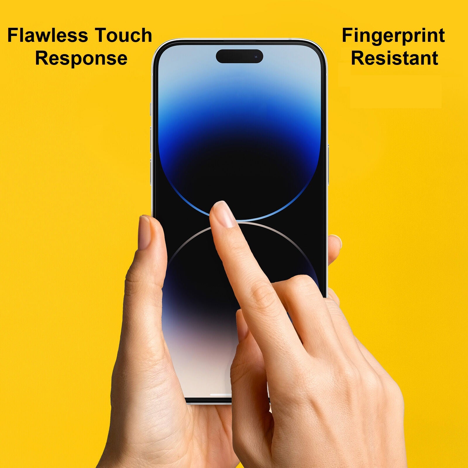 OtterBox Amplify Glass Apple iPhone 14 Pro Screen Protector Clear -(77-88850),Antimicrobial,5X Anti-Scratch,Survive 6ft Drops, 2 Years Warranty - Image 4