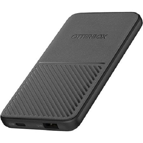 OtterBox 5K mAh Power Bank - Dark Grey (78-80641), Dual Port USB-C (12W) & USB-A (12W), Includes USB-C Cable (15CM), Durable, 2 Years Warranty - Image 1
