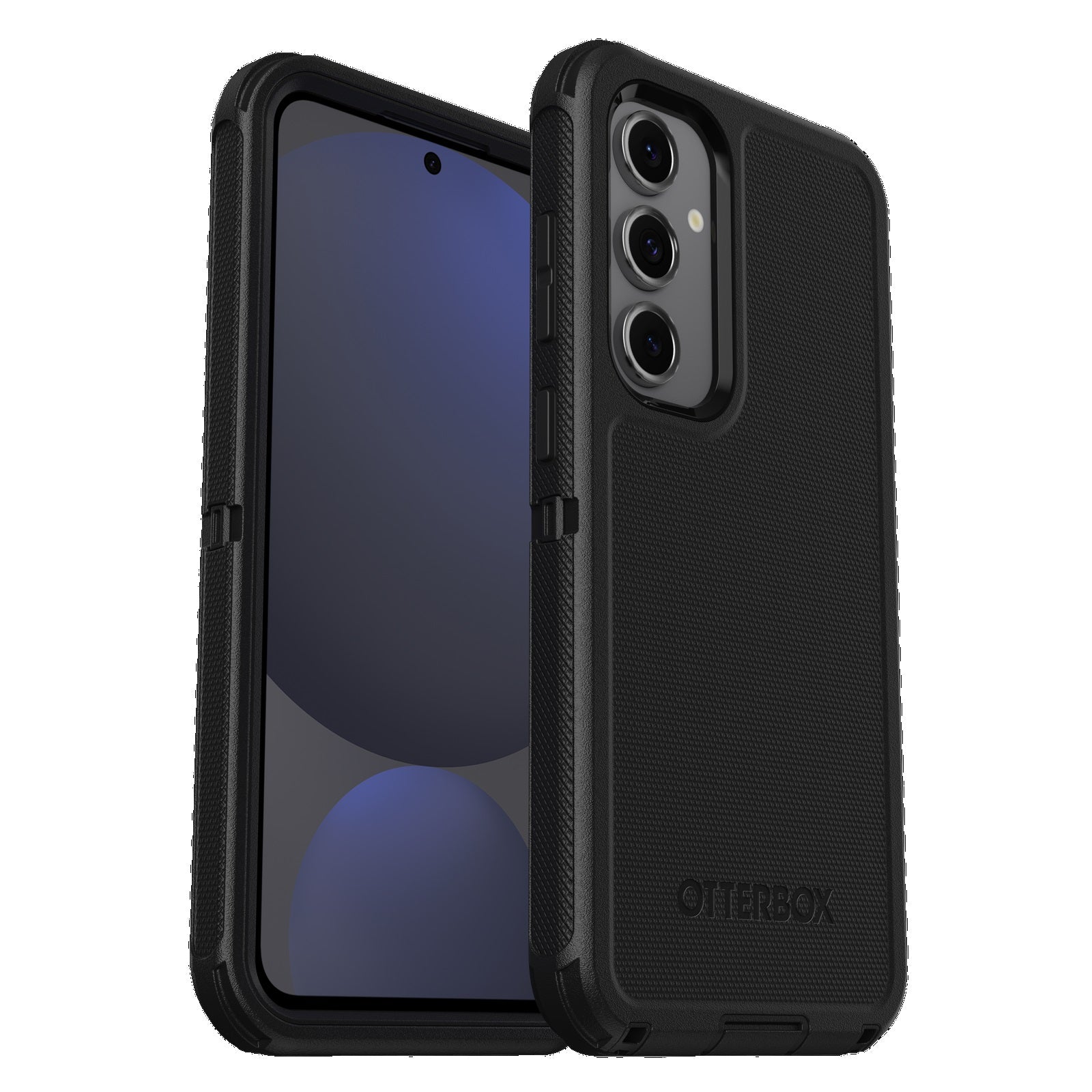 OtterBox Defender Samsung Galaxy S24 FE 5G (6.7") Case Black - (77-97095), DROP+ 7X Military Standard, Multi-Layer, Port Covers, 7 Years Warranty - Image 1