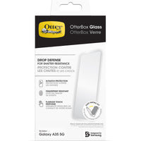 OtterBox Glass Samsung Galaxy A35 5G (6.6") Screen Protector Clear - (77-95478), Drop Protection, Anti-Scratch, Flawless Touch, 2 Years Warranty - Image 4