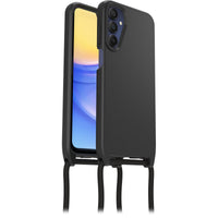 OtterBox React Necklace Samsung Galaxy A15 5G (6.5") Case - Black (77-95204),DROP+ Military Standard,Detachable Nylon Rope,7 Years Warranty - Image 1