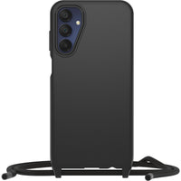 OtterBox React Necklace Samsung Galaxy A15 5G (6.5") Case - Black (77-95204),DROP+ Military Standard,Detachable Nylon Rope,7 Years Warranty - Image 3