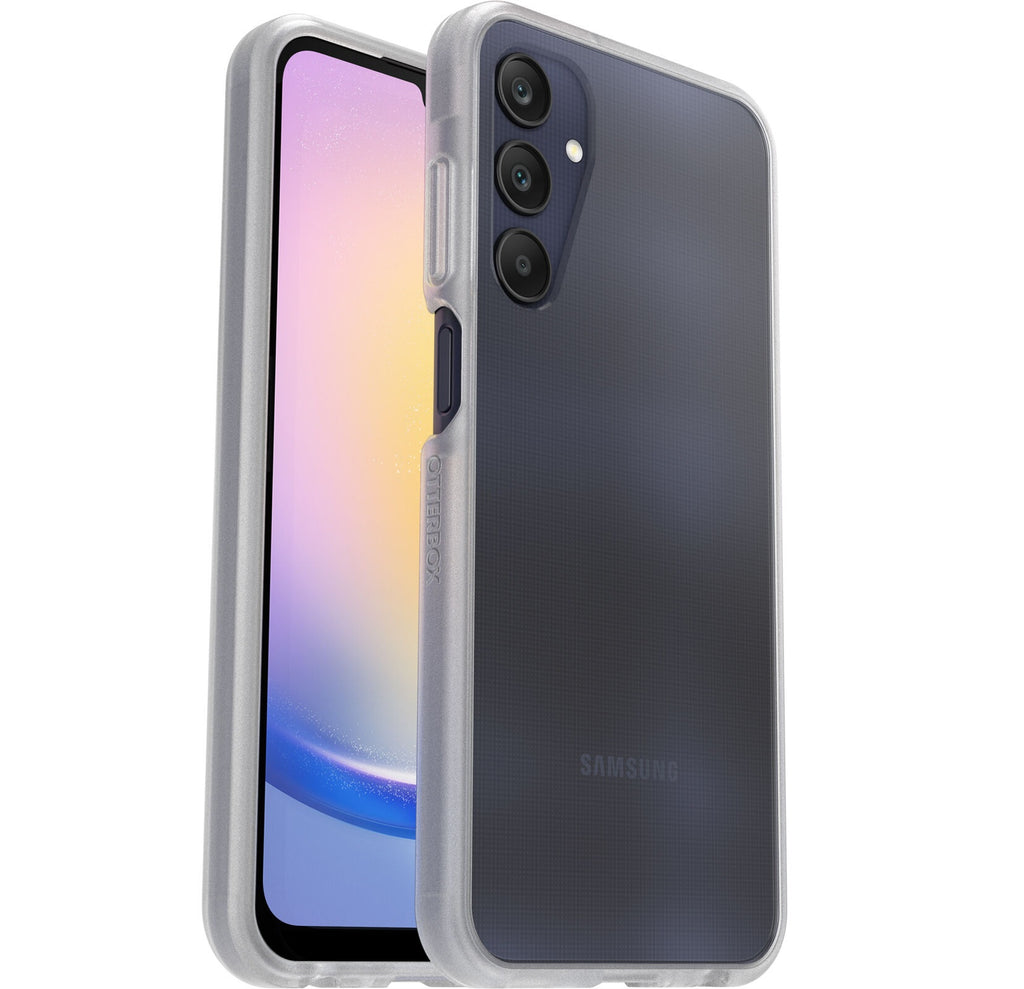 OtterBox React Samsung Galaxy A25 5G (6.5") Case - Clear (77-94110), DROP+ Military Standard, Wireless Charging Compatible, 7 Years Warranty - Image 1