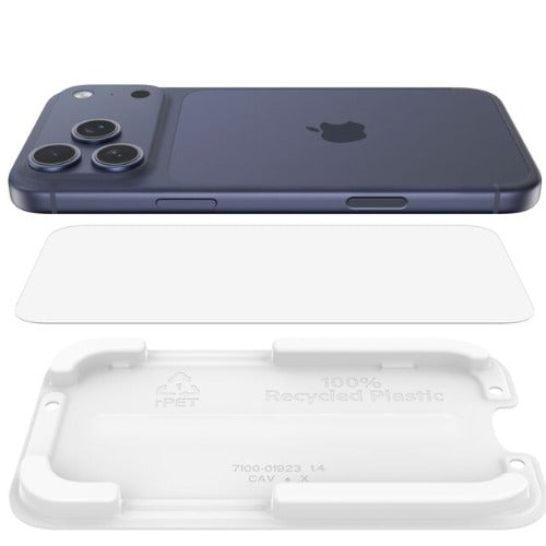 Belkin ScreenForce Tempered Glass Screen Protector for iPhone 18 Pro Max / iPhone 17 Pro Max - Clear (OVA221fq),6ft. Drop Protection,2 Years Warranty - Image 3