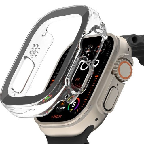 Belkin ScreenForce TemperedCurve 2-in-1 Treated Screen Protector + Bumper for Apple Watch Ultra/Ultra 2 - Clear(OWA001zzCL), 2 Years Warranty - Image 2