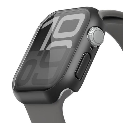 Belkin ScreenForce TemperedCurve 2-in-1 Treated Screen Protector + Bumper for Apple Watch Series 10 (42mm) - Black(OWA002fqBK), 2 Years Warranty - Image 2