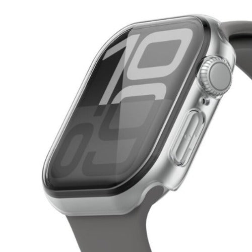 Belkin ScreenForce TemperedCurve 2-in-1 Treated Screen Protector + Bumper for Apple Watch Series 10 (42mm) - Clear(OWA002fqCL), 2 Years Warranty - Image 2